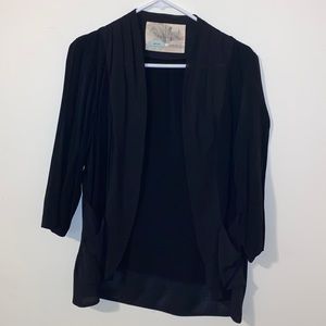 Kimchi Blue rayon/poly back dressy open cardigan with pockets Size M